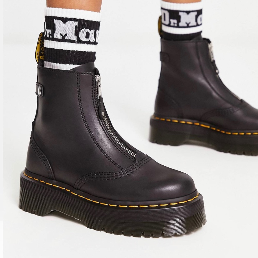 Dr. Martens Jetta Zip Quad Boots - Brand New!